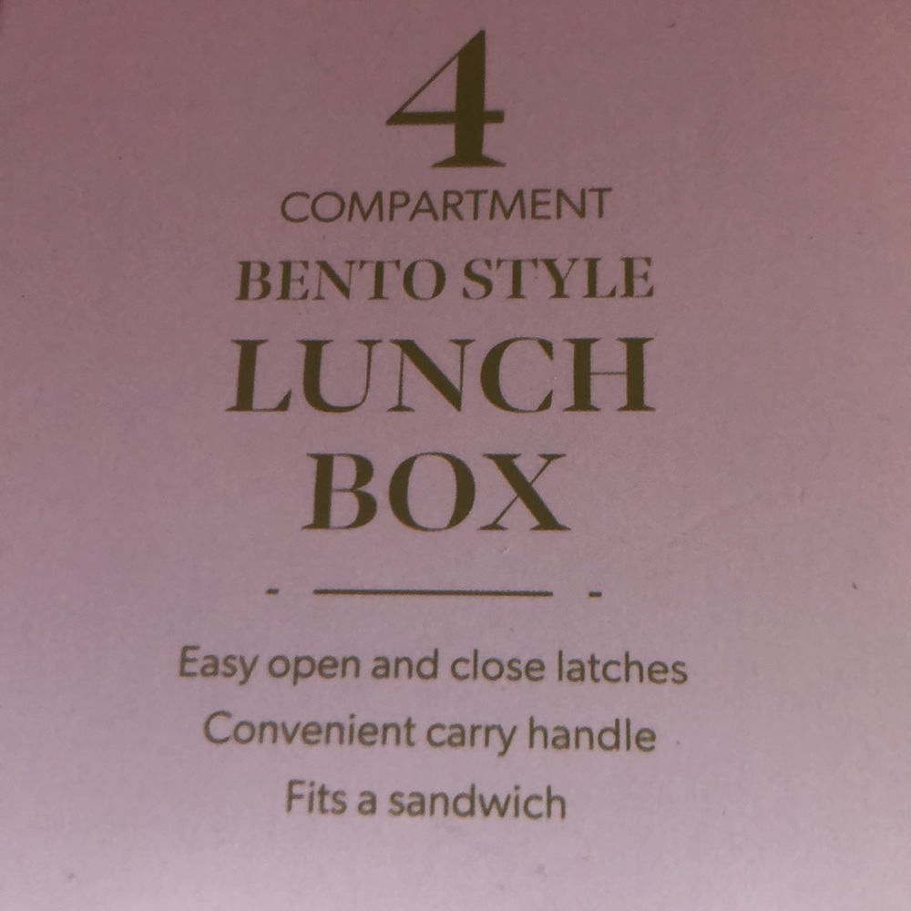 Paris Hilton Pink Butterflies Bento Style Lunch Box - Picture 2 of 7